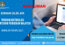 Semakan Calon Jaya ke Program Matrikulasi KPM Ambilan Tahun 2021